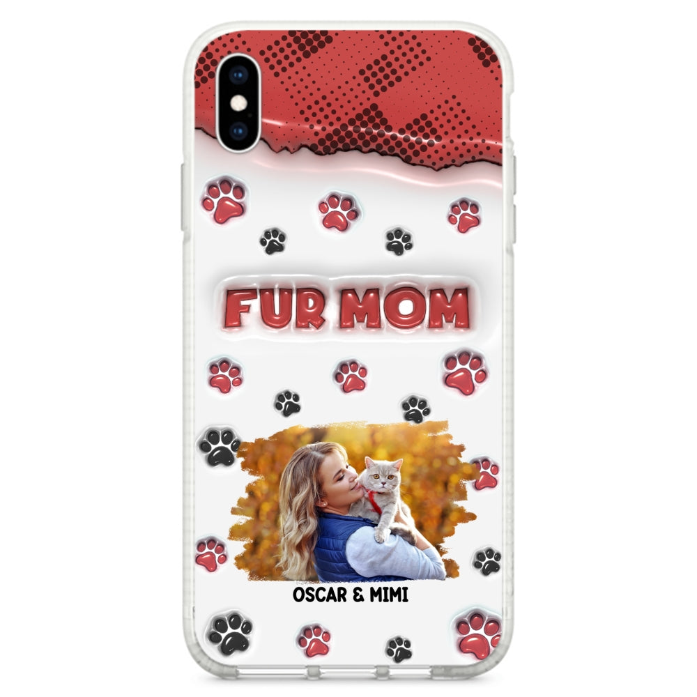 Fur Mom Version Photo - Personalized 3D Inflated Effect Phone Case