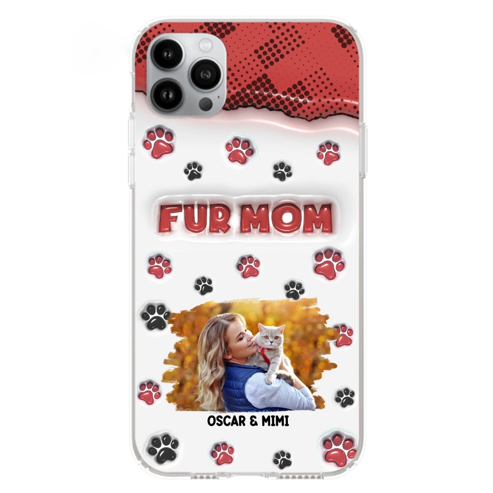 Fur Mom Version Photo - Personalized 3D Inflated Effect Phone Case