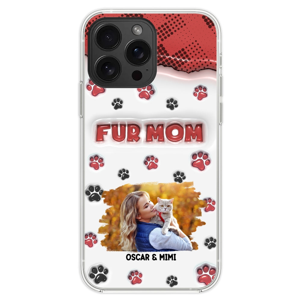 Fur Mom Version Photo - Personalized 3D Inflated Effect Phone Case