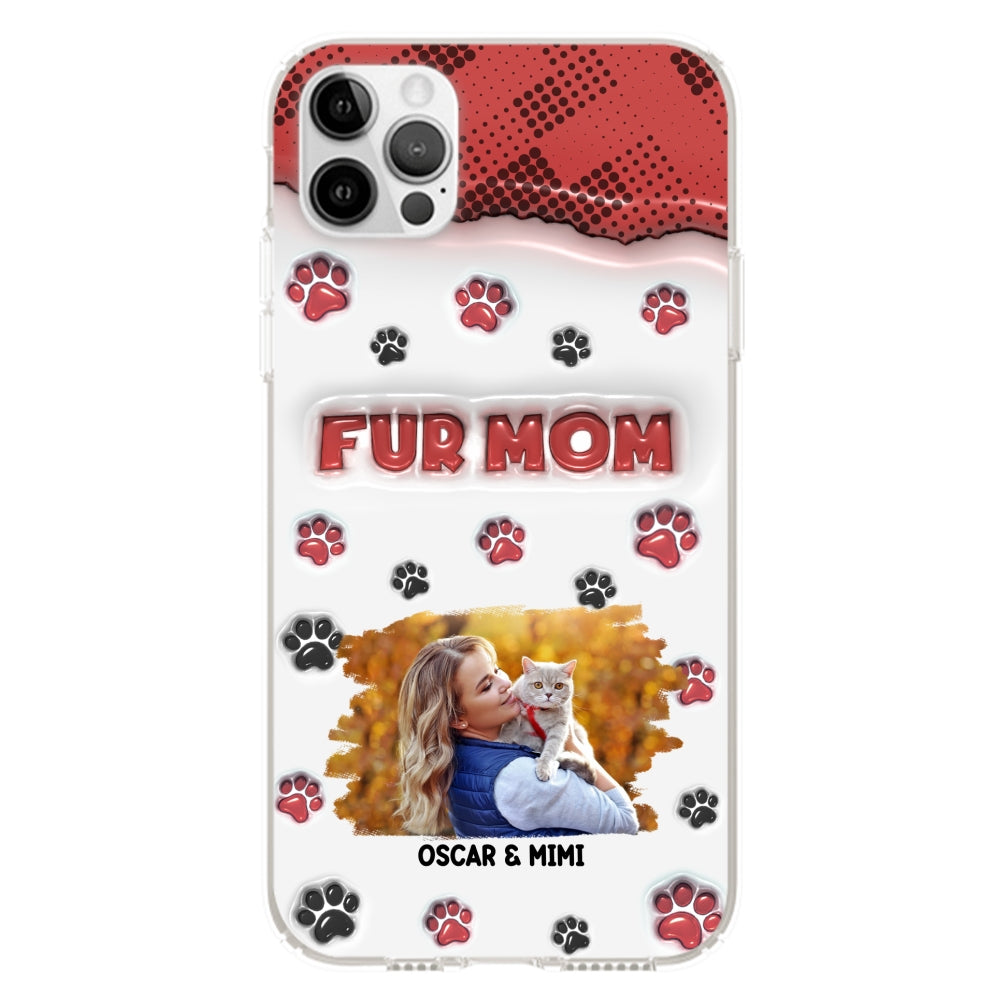 Fur Mom Version Photo - Personalized 3D Inflated Effect Phone Case