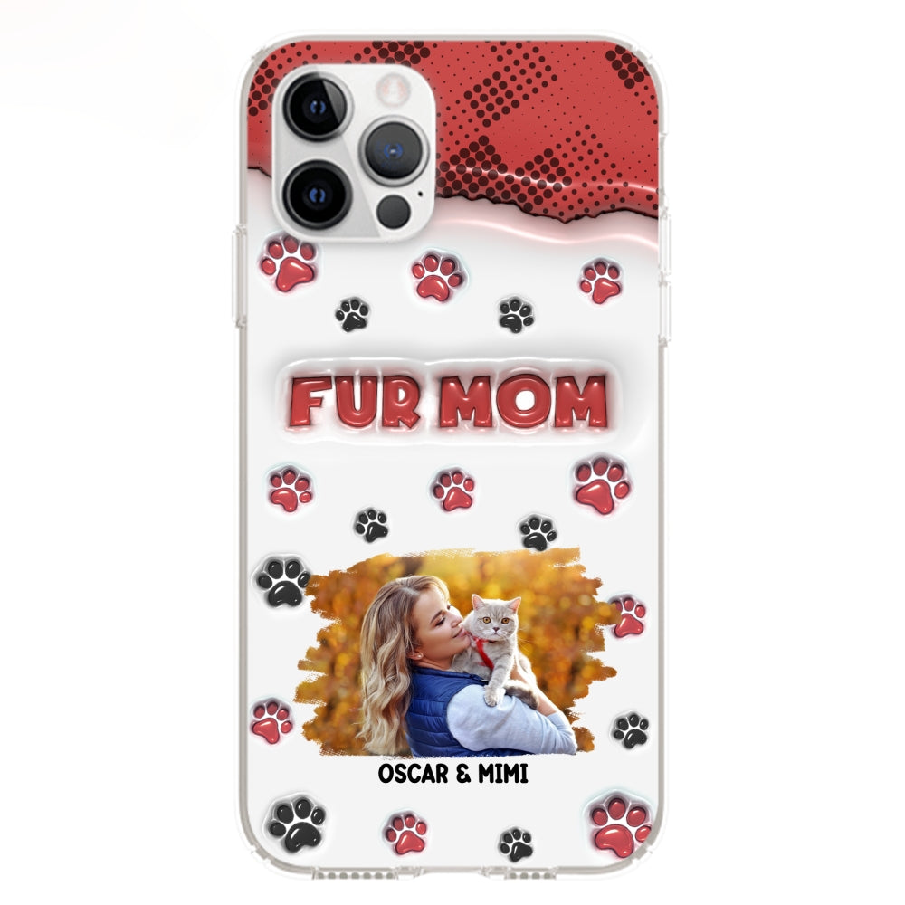 Fur Mom Version Photo - Personalized 3D Inflated Effect Phone Case