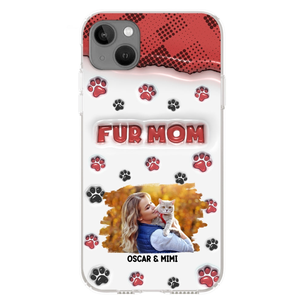 Fur Mom Version Photo - Personalized 3D Inflated Effect Phone Case