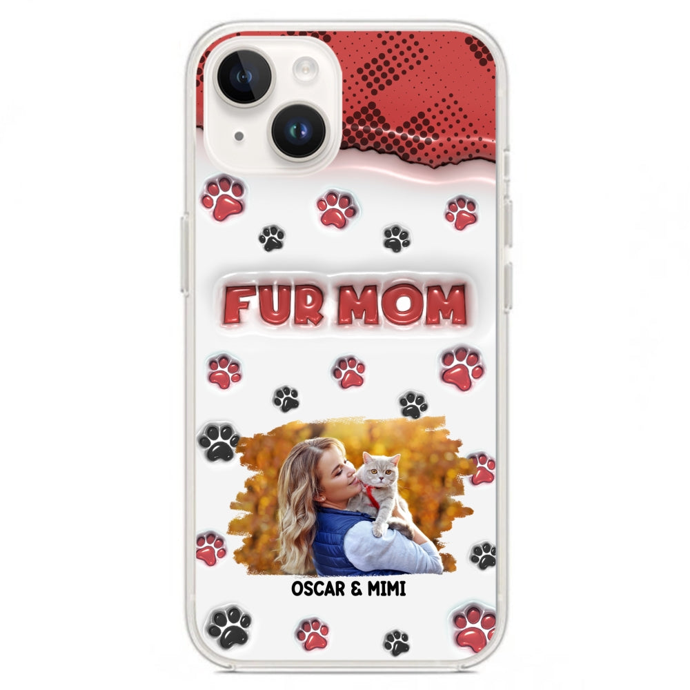 Fur Mom Version Photo - Personalized 3D Inflated Effect Phone Case