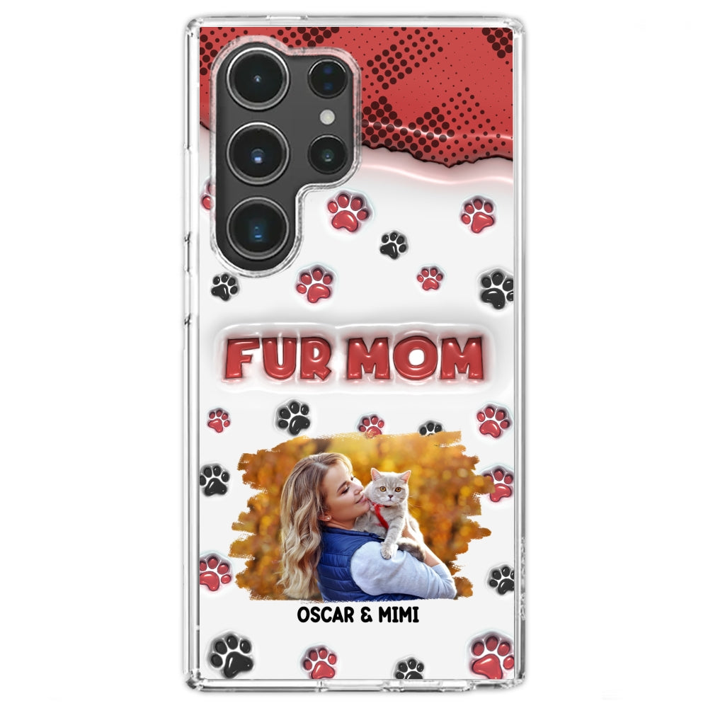 Fur Mom Version Photo - Personalized 3D Inflated Effect Phone Case
