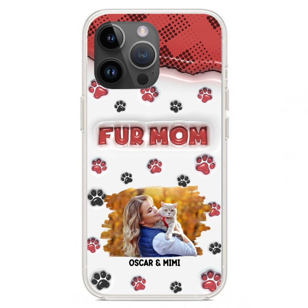 Fur Mom Version Photo - Personalized 3D Inflated Effect Phone Case