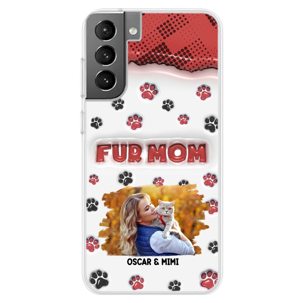 Fur Mom Version Photo - Personalized 3D Inflated Effect Phone Case