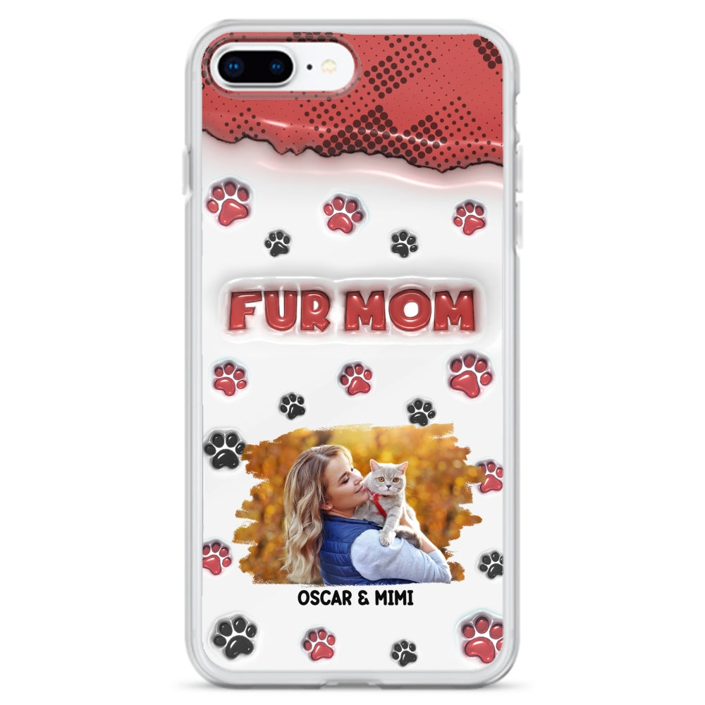Fur Mom Version Photo - Personalized 3D Inflated Effect Phone Case