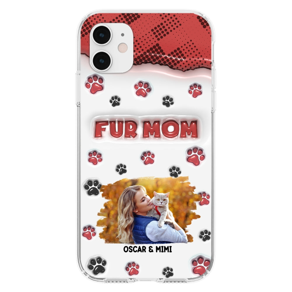 Fur Mom Version Photo - Personalized 3D Inflated Effect Phone Case