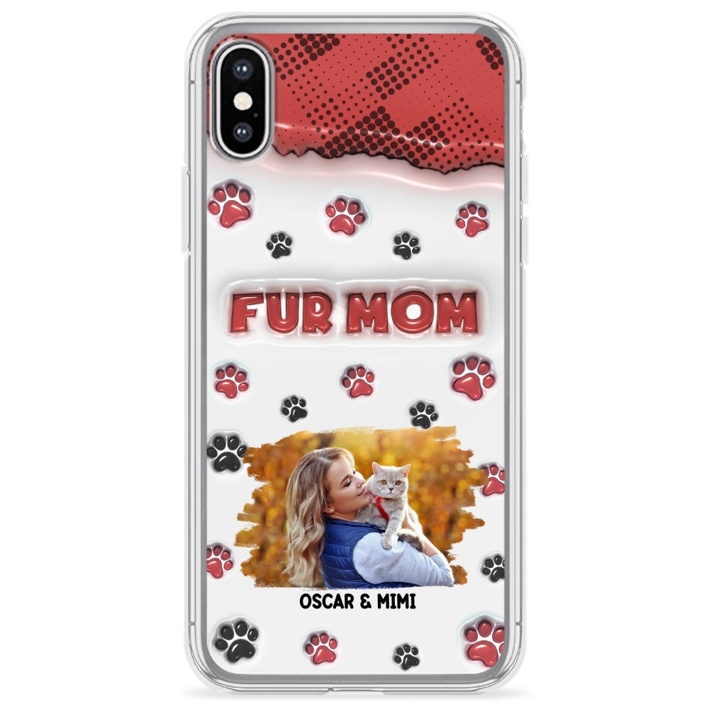 Fur Mom Version Photo - Personalized 3D Inflated Effect Phone Case