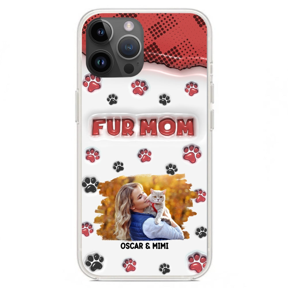 Fur Mom Version Photo - Personalized 3D Inflated Effect Phone Case