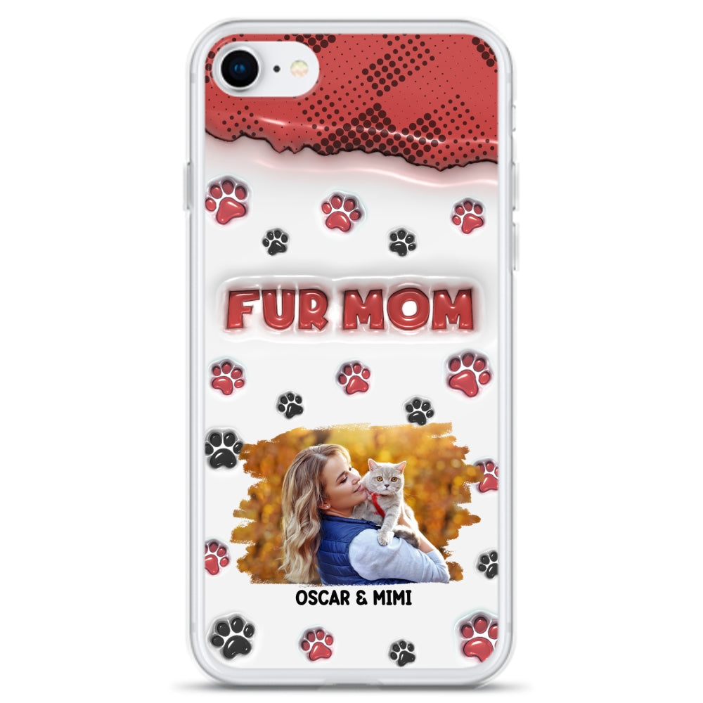 Fur Mom Version Photo - Personalized 3D Inflated Effect Phone Case
