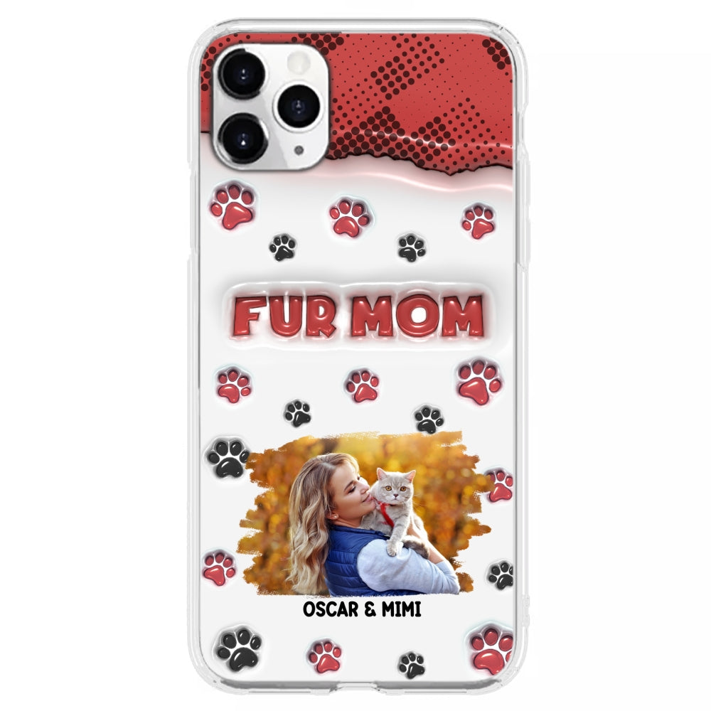 Fur Mom Version Photo - Personalized 3D Inflated Effect Phone Case