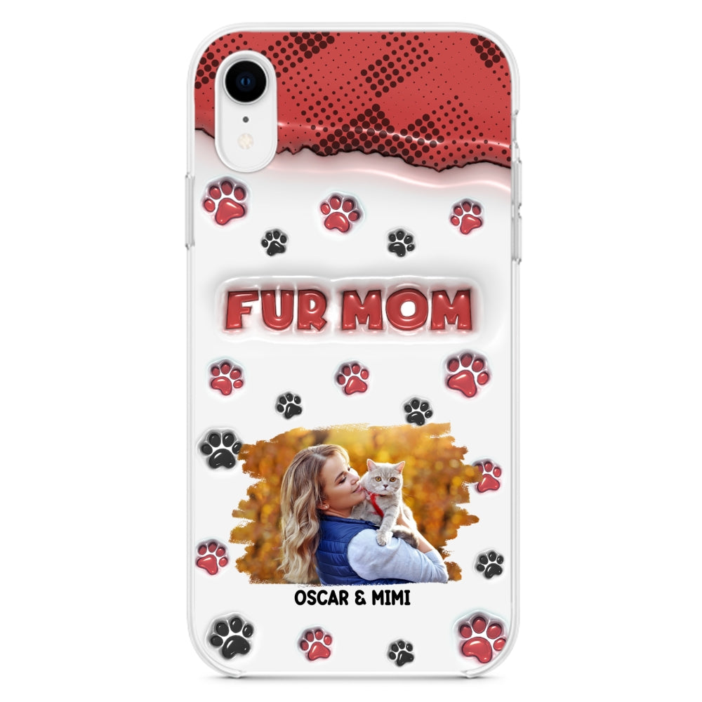 Fur Mom Version Photo - Personalized 3D Inflated Effect Phone Case