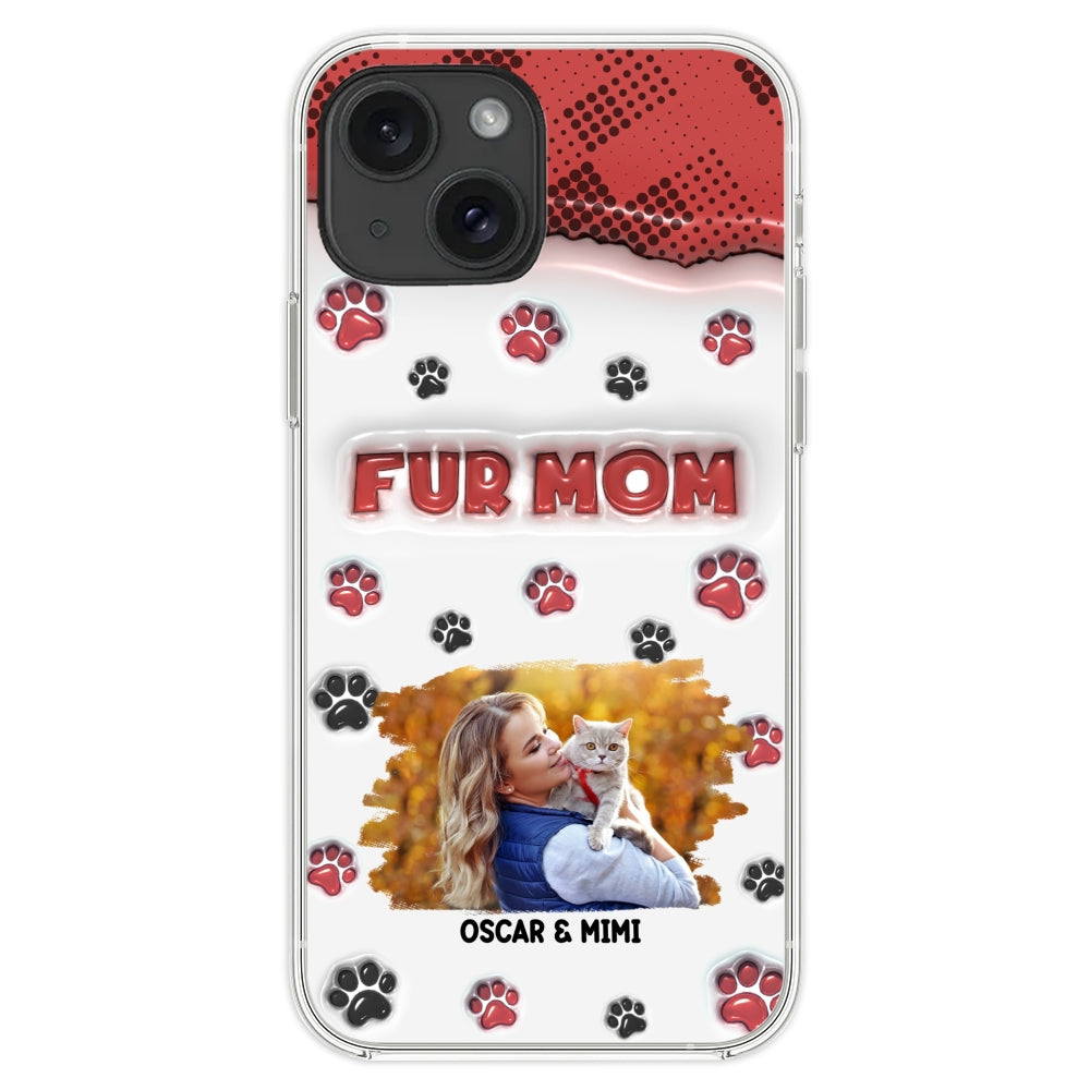 Fur Mom Version Photo - Personalized 3D Inflated Effect Phone Case