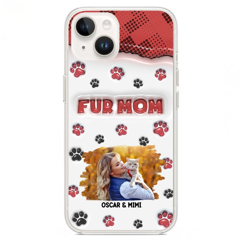 Fur Mom Version Photo - Personalized 3D Inflated Effect Phone Case