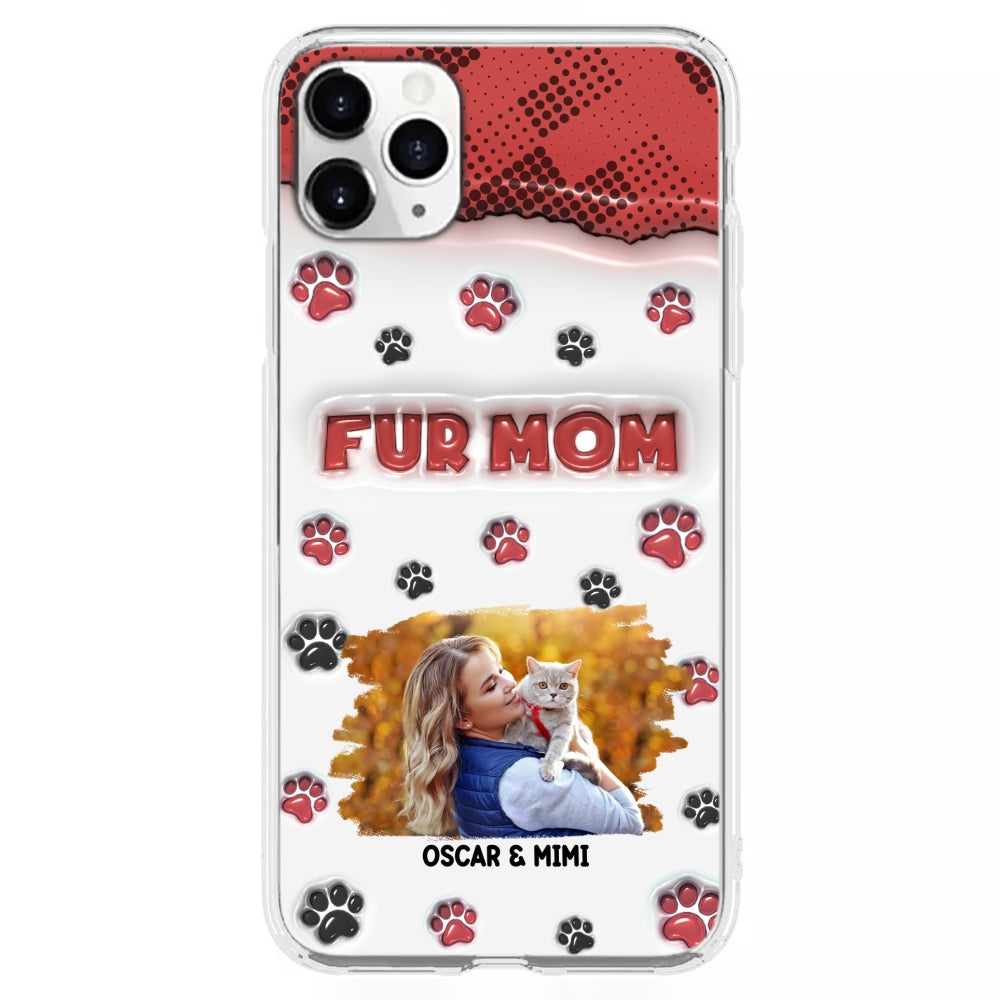 Fur Mom Version Photo - Personalized 3D Inflated Effect Phone Case