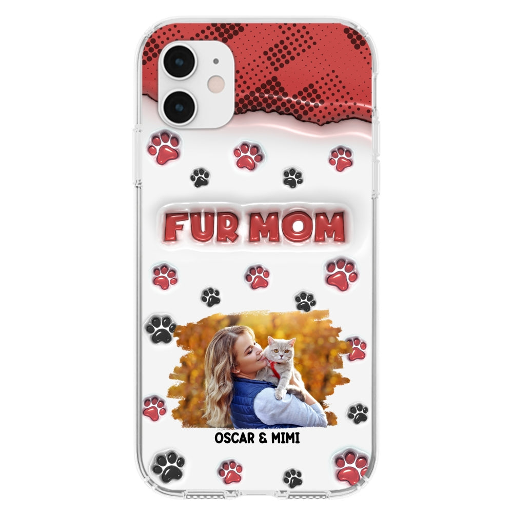 Fur Mom Version Photo - Personalized 3D Inflated Effect Phone Case