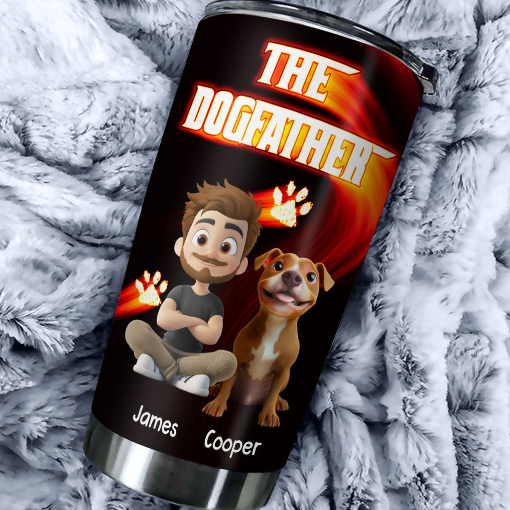 Custom Father's day Birthday Gifts For Dog Dad, Dog Lovers • We Are Stylized Family - Personalized Tumbler