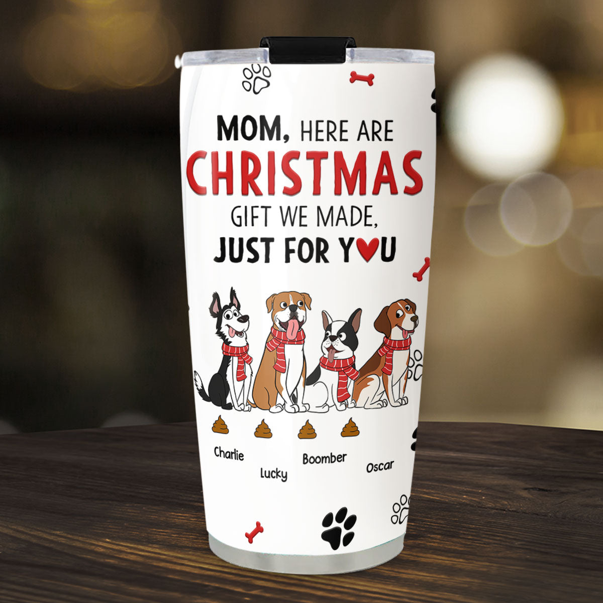 Custom Mother's day Birthday Gifts For Pet Mom, Pet Lovers • Little Gift For Dog Dad And Mom - Personalized Tumbler