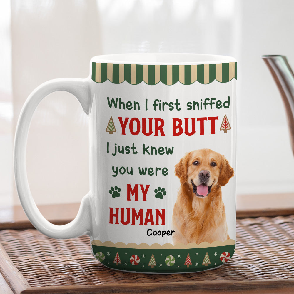 Custom Photo Christmas Birthday Gifts For Dog Lovers • I Just Knew Photo - Personalized Coffee Mug