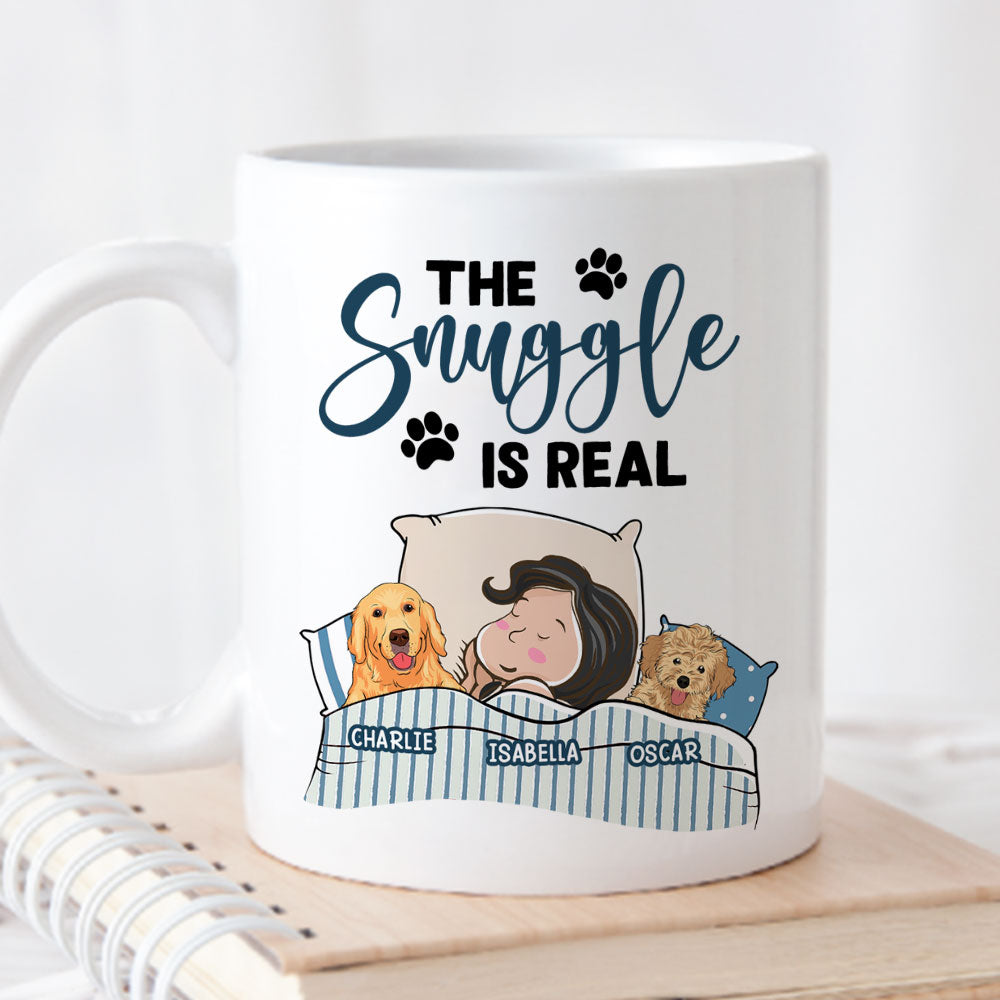 Custom Christmas Birthday Gifts For Dog Lovers • Is Real - Personalized Coffee Mug