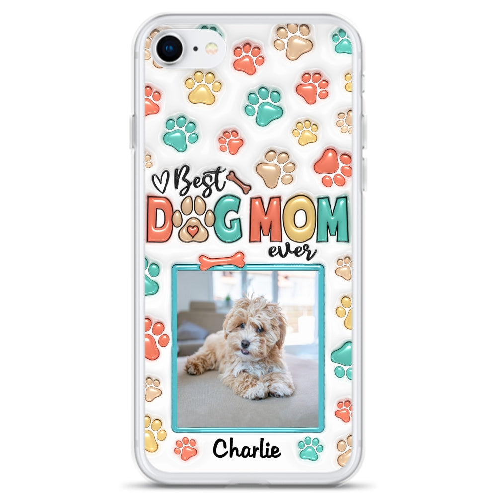 Best Fur Mom Ever Photo - Personalized 3D Inflated Effect Phone Case