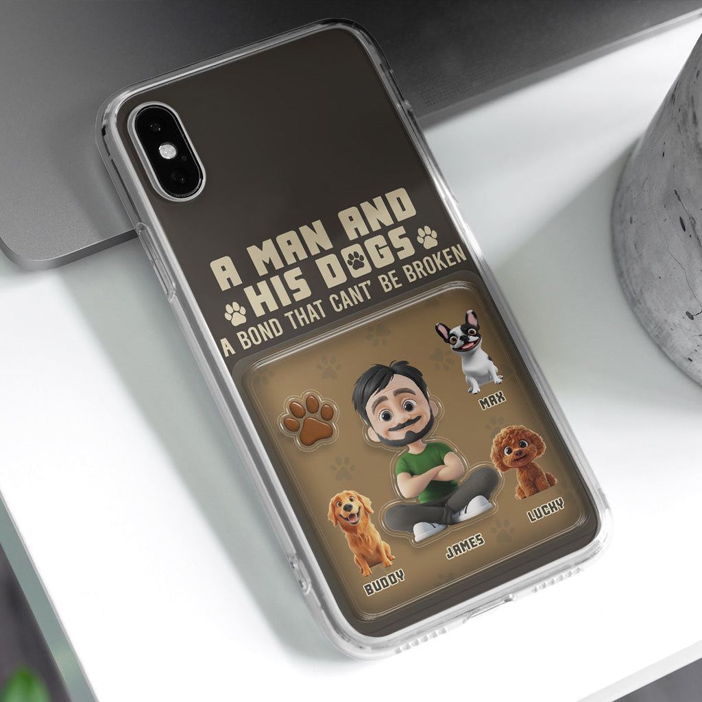 A Man And His Favorite - Personalized 3D Effect Phone Case