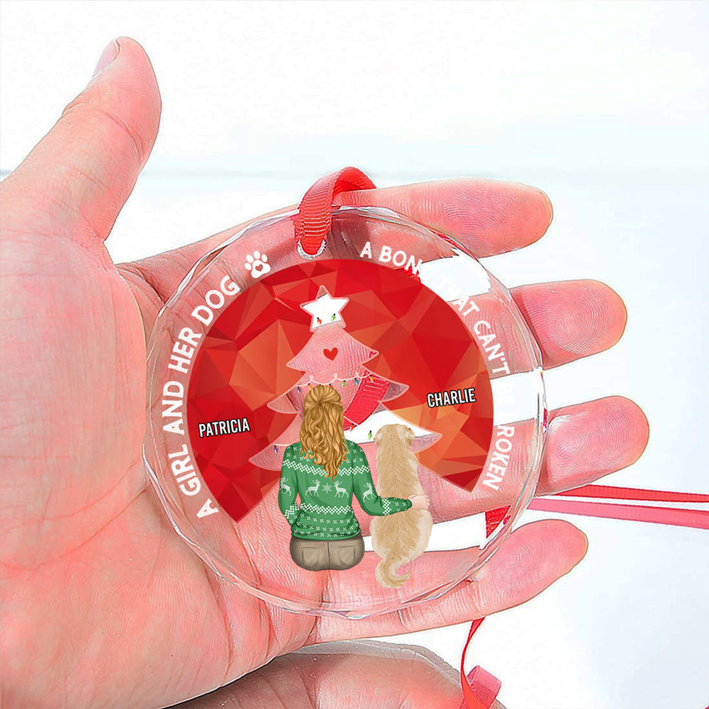 You Are Always In My Heart - Personalized Glass Ornament
