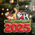 Custom Christmas Decor Home Birthday Gifts For Cat Lovers • Cat Walks - Personalized Acrylic Ornament