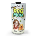 Custom Mother's day Birthday Gifts For Pet Mom, Pet Lovers • Colorful Dog Mom Slay - Personalized 3D Inflated Effect Tumbler