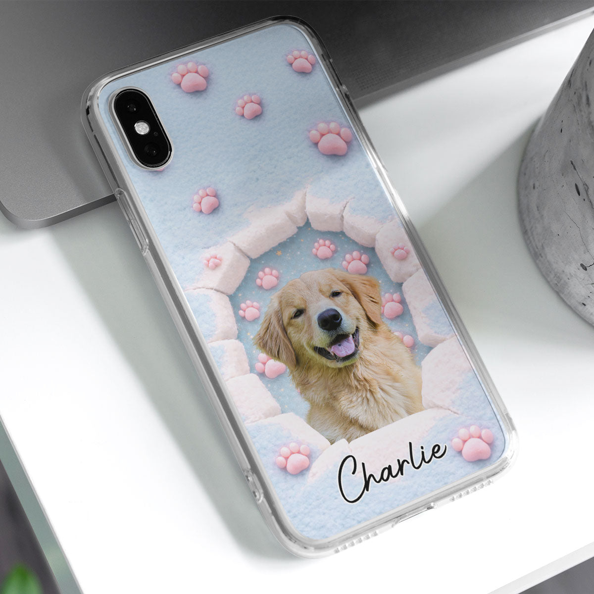 Dreaming Funny Cartoon Dogs Photo - Personalized Phone Case