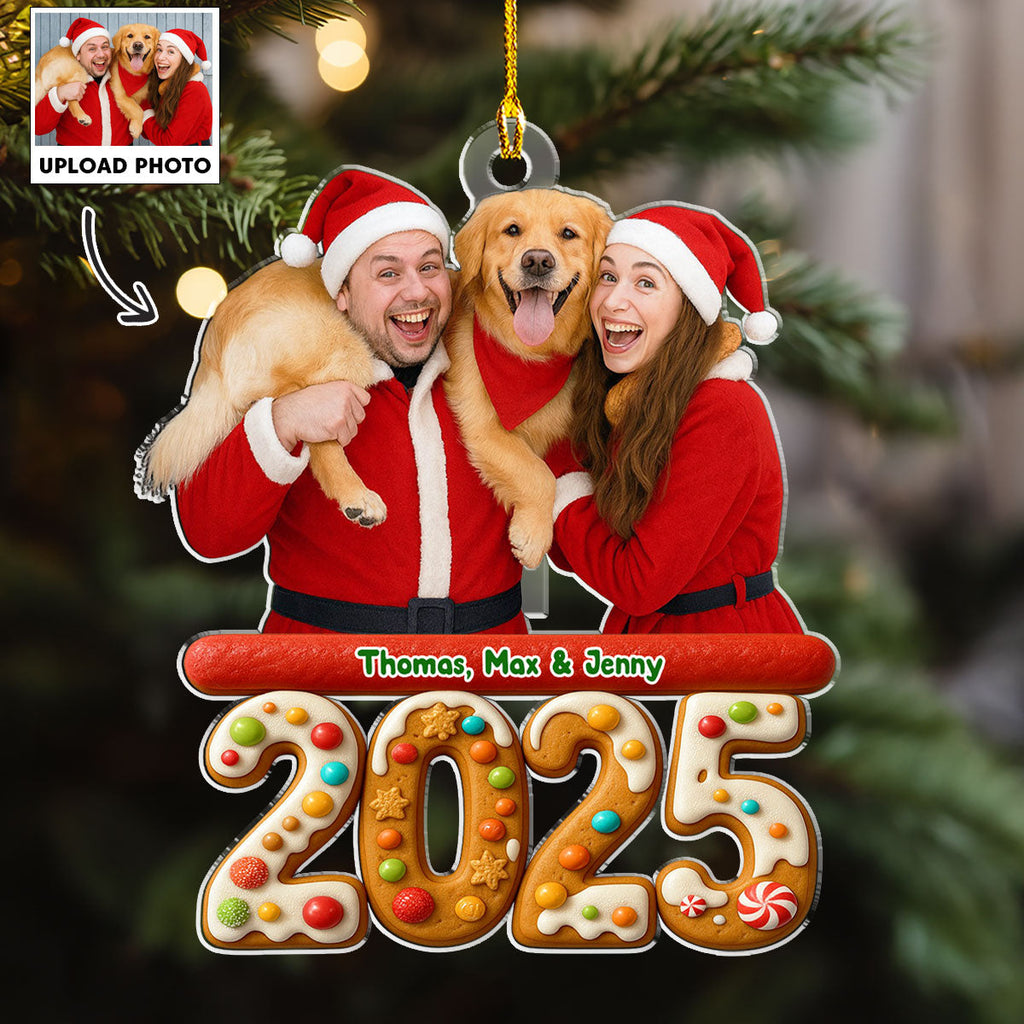 Custom Christmas Decor Home Birthday Gifts For Pet Lovers • We And Our Pet Version 3 Photo - Personalized Acrylic Ornament