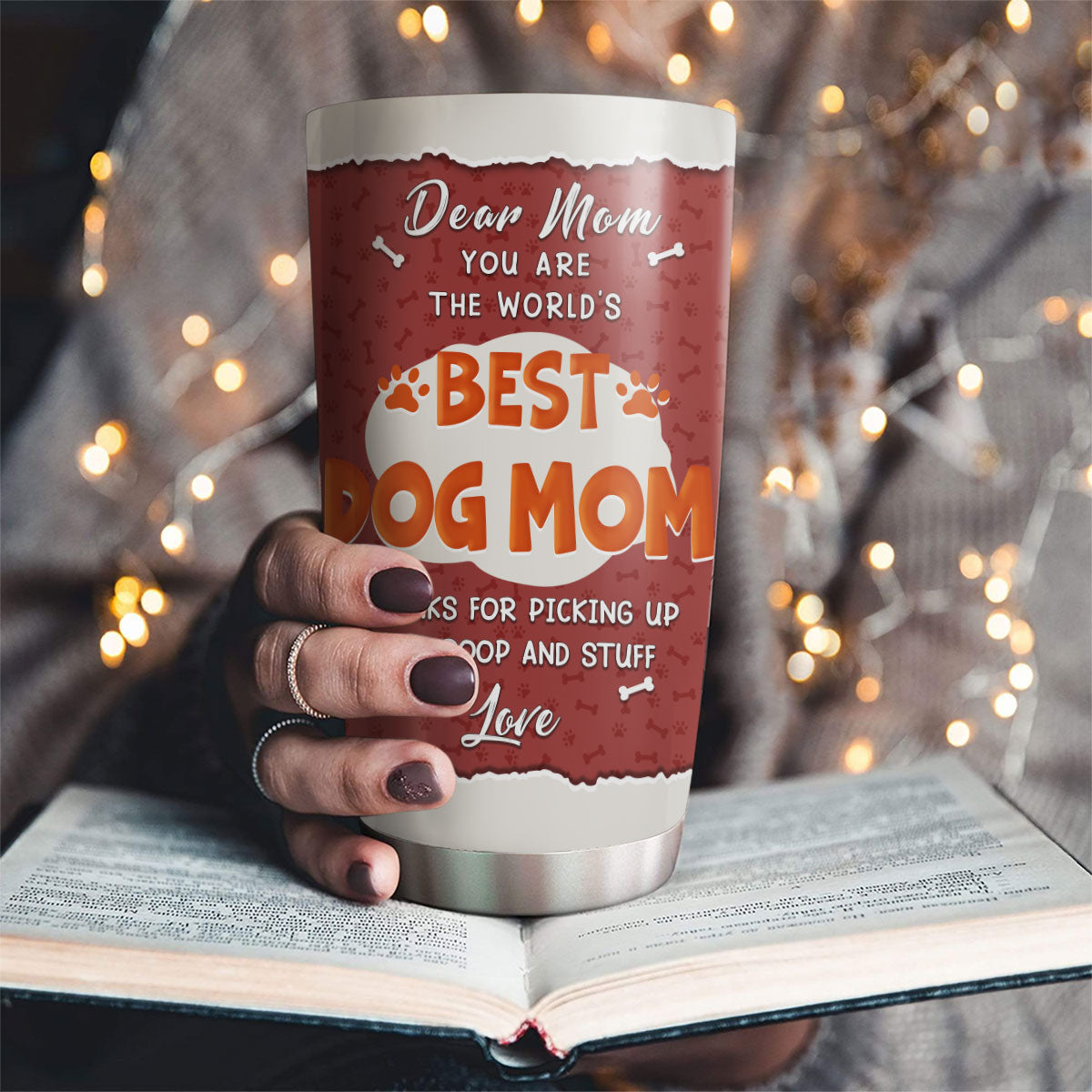 Custom Christmas Birthday Gifts For Pet Lovers • Thank For Picking Up My Poo And Stuff - Personalized Tumbler