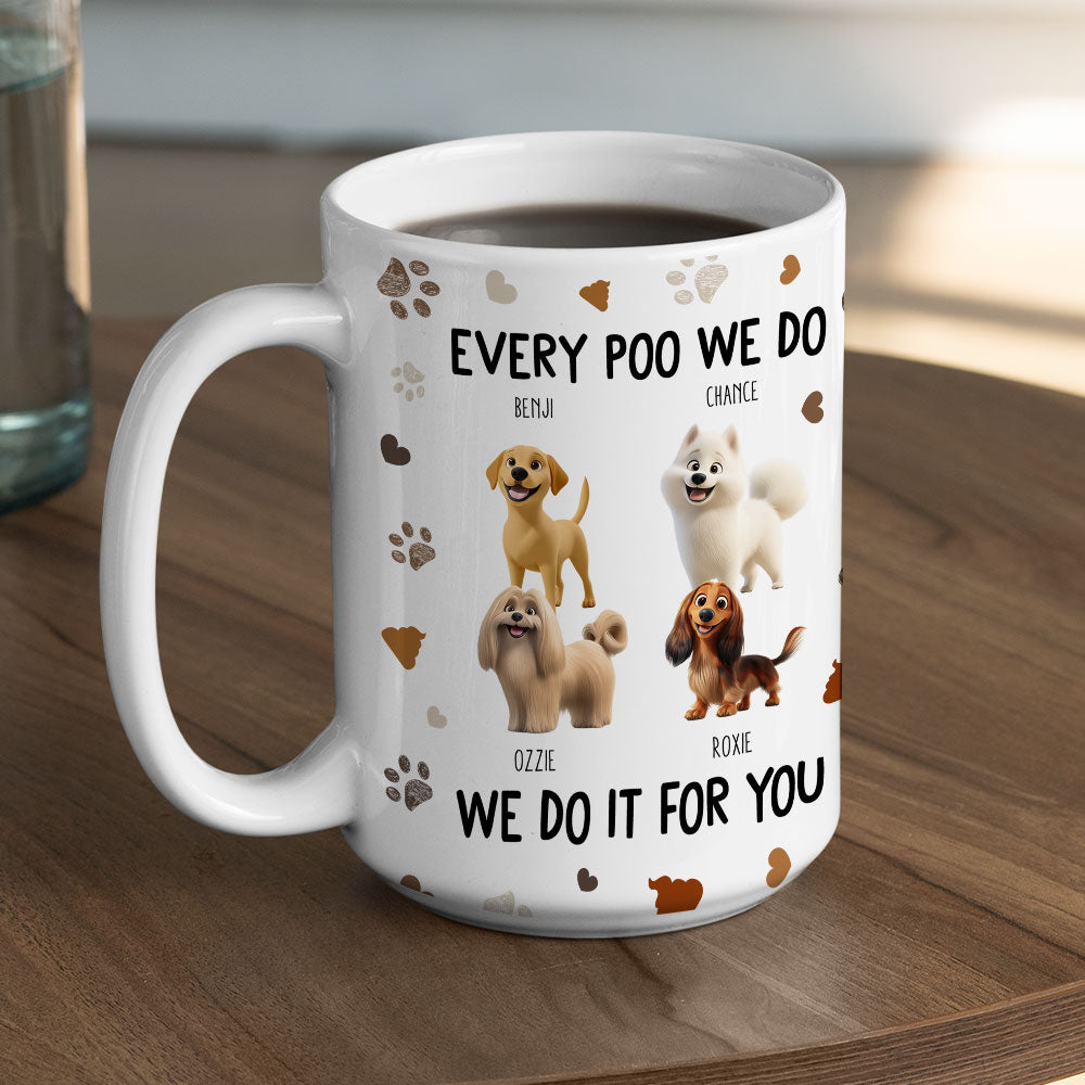 Custom Mother's Father's day Birthday Gifts For Dog Lovers • Do It For You - Personalized Coffee Mug