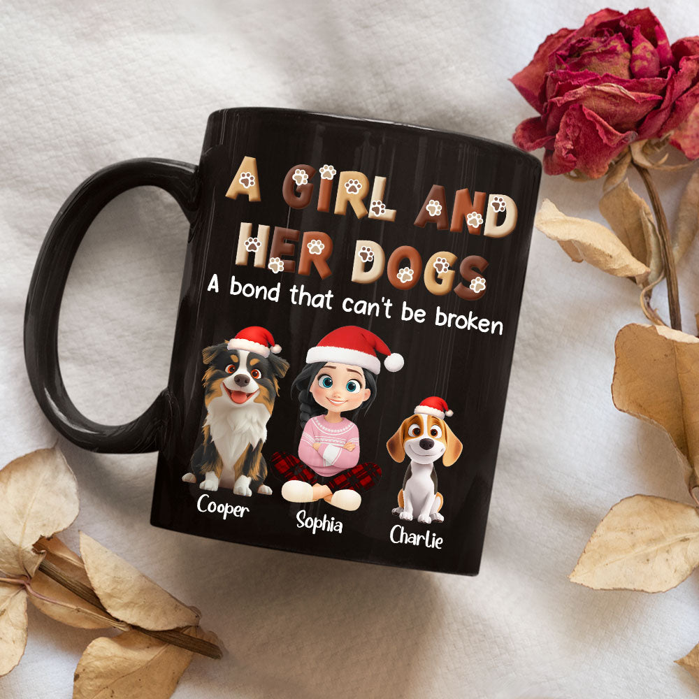 Custom Christmas Birthday Gifts For Dog Mom, Dog Lovers • My Biological Parent - Personalized Coffee Mug