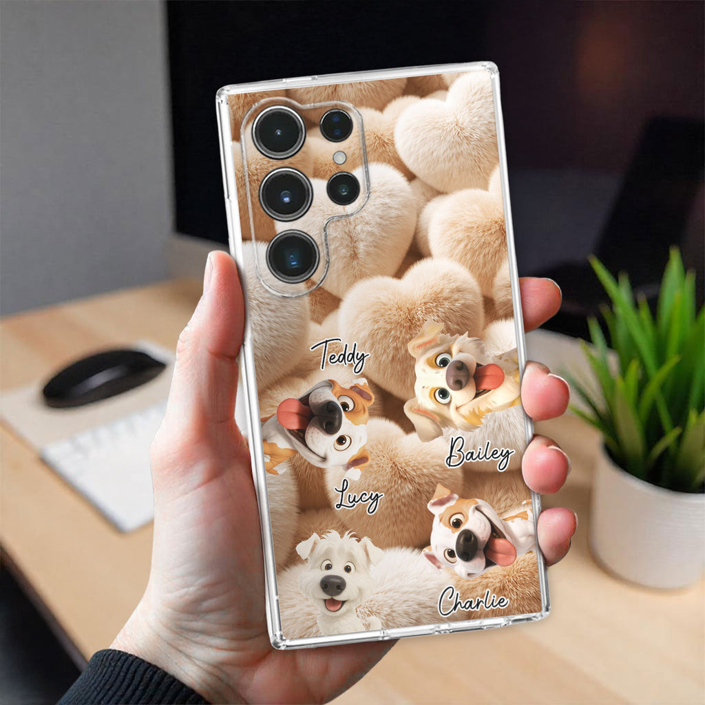 Custom Christmas Birthday Gifts For Dog Mom • Love My Fur Babies - Personalized 3D Effect Phone Case