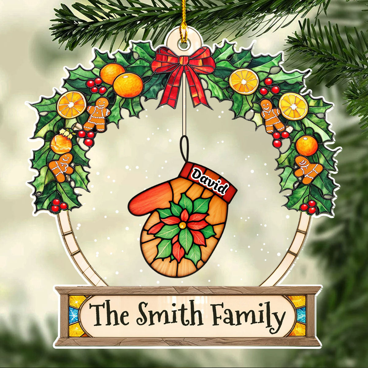 Lovely Gloves Hanging - Personalized Acrylic Ornament