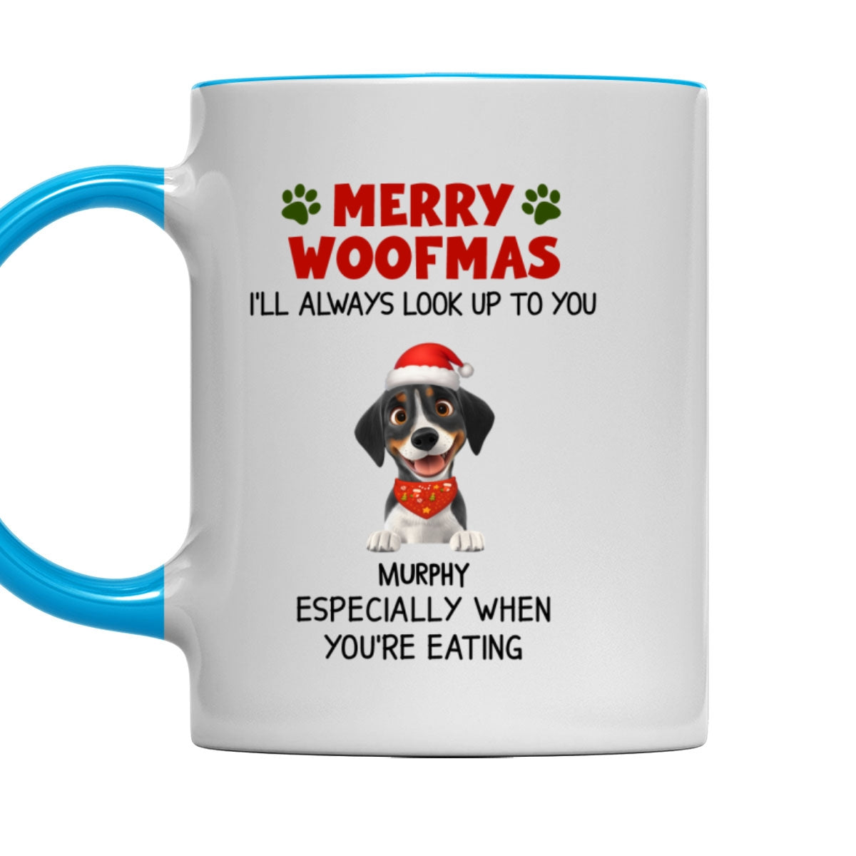 Custom Christmas Birthday Gifts For Dog Lovers • Especially When You Are Eating Christmas - Personalized Accent Mug