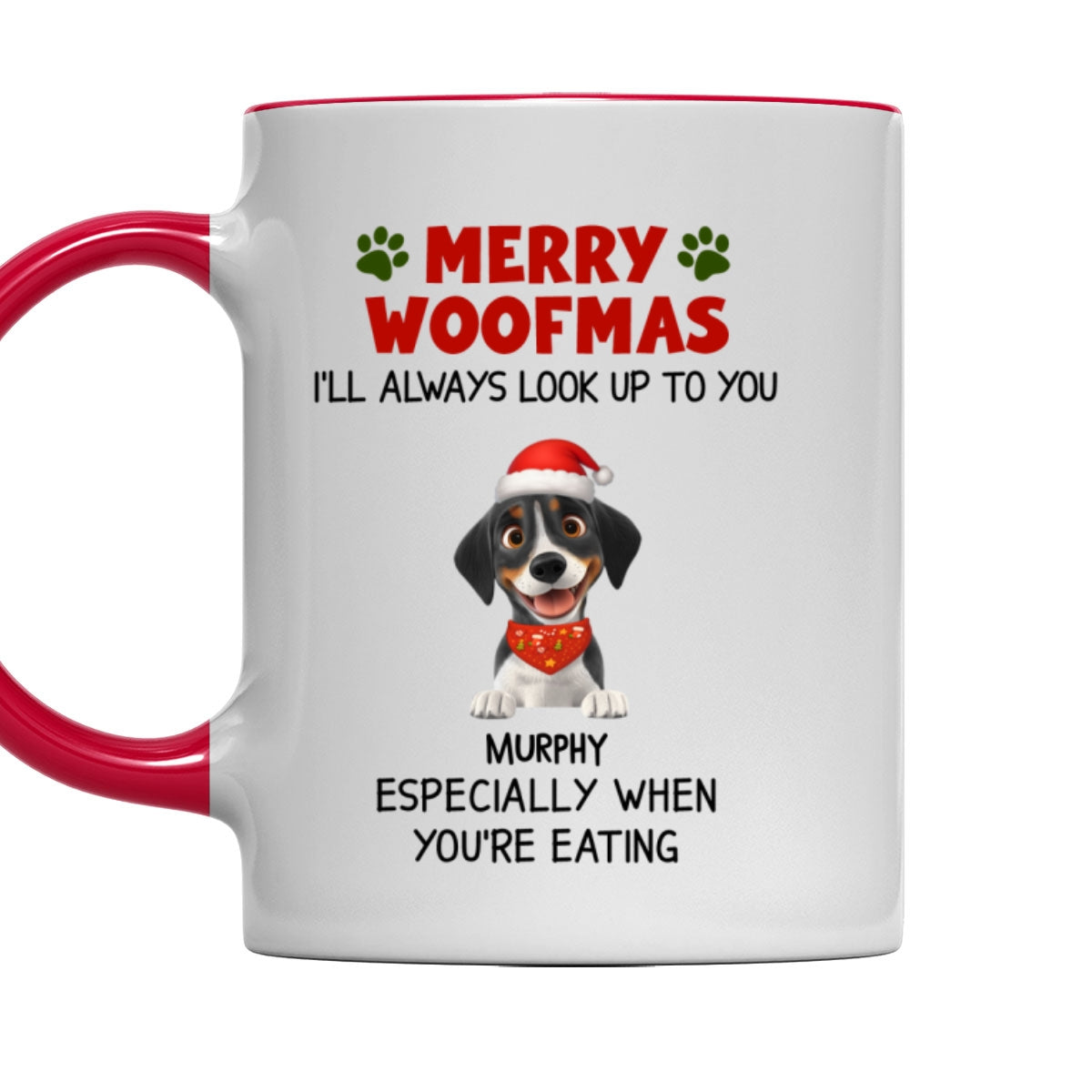 Custom Christmas Birthday Gifts For Dog Lovers • Especially When You Are Eating Christmas - Personalized Accent Mug