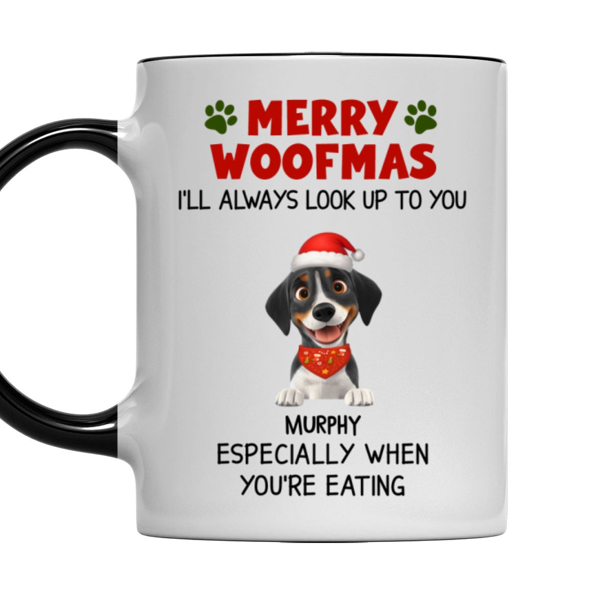 Custom Christmas Birthday Gifts For Dog Lovers • Especially When You Are Eating Christmas - Personalized Accent Mug
