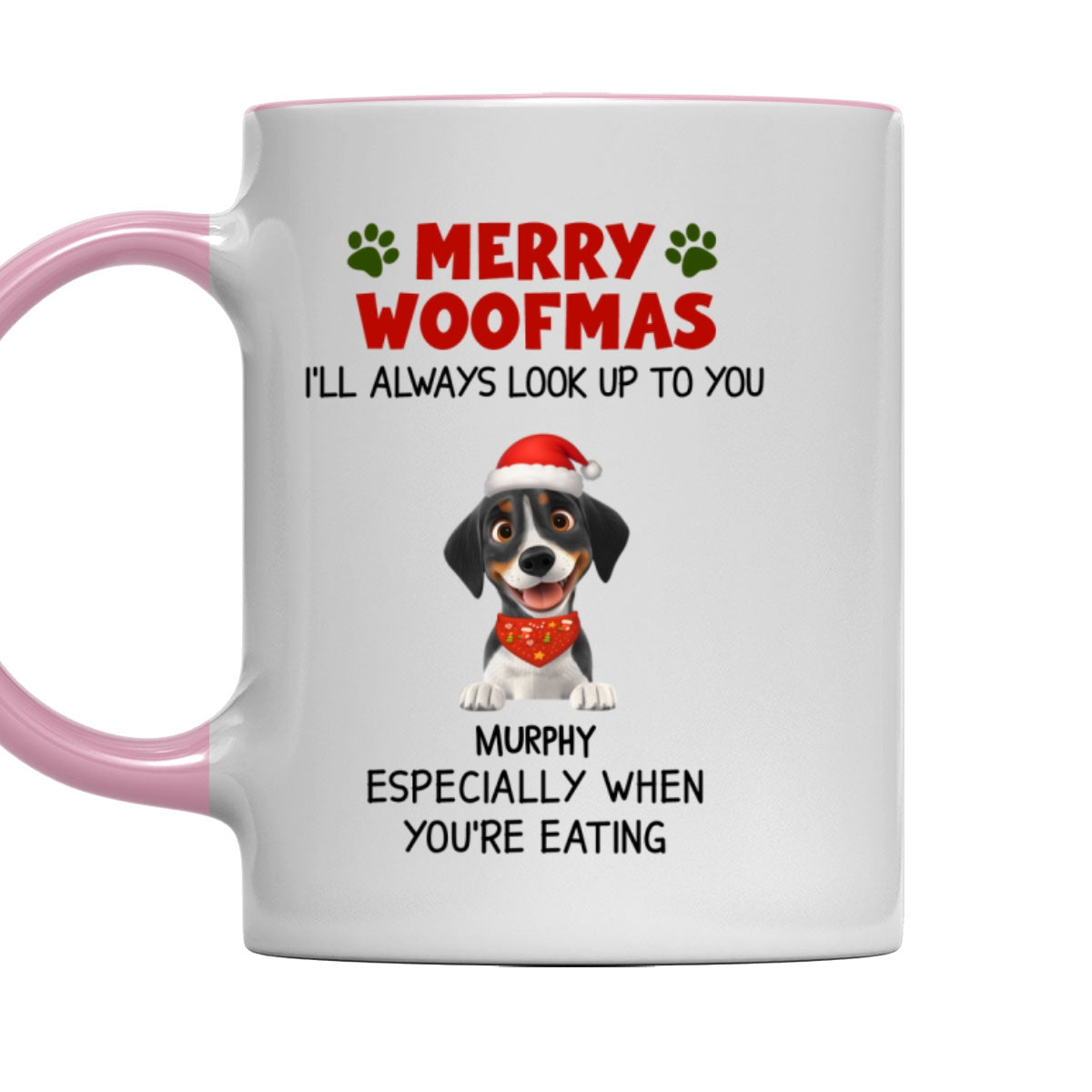 Custom Christmas Birthday Gifts For Dog Lovers • Especially When You Are Eating Christmas - Personalized Accent Mug
