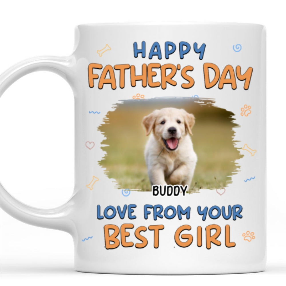 Custom Photo Mother's Father's day Birthday Gifts For Dog Lovers • From Your Baby Photo - Personalized Coffee Mug