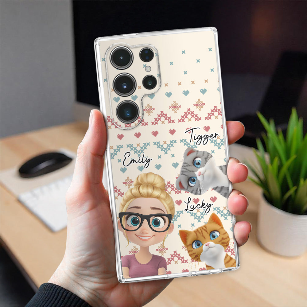 This Cozy Season With Cats - Personalized Phone Case