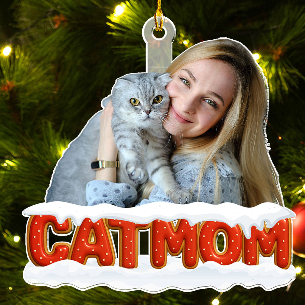 Custom Christmas Decor Home Birthday Gifts For Cat Lovers • Our Unbroken Bond Cat Ver Photo - Personalized 3D Effect Acrylic Ornament