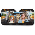 My Pets Owns This Car Photo - Personalized Car Sunshade