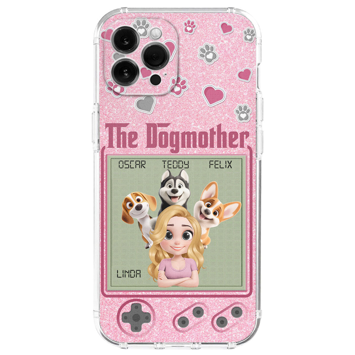 Gaming Dog Mom - Personalized Phone Case