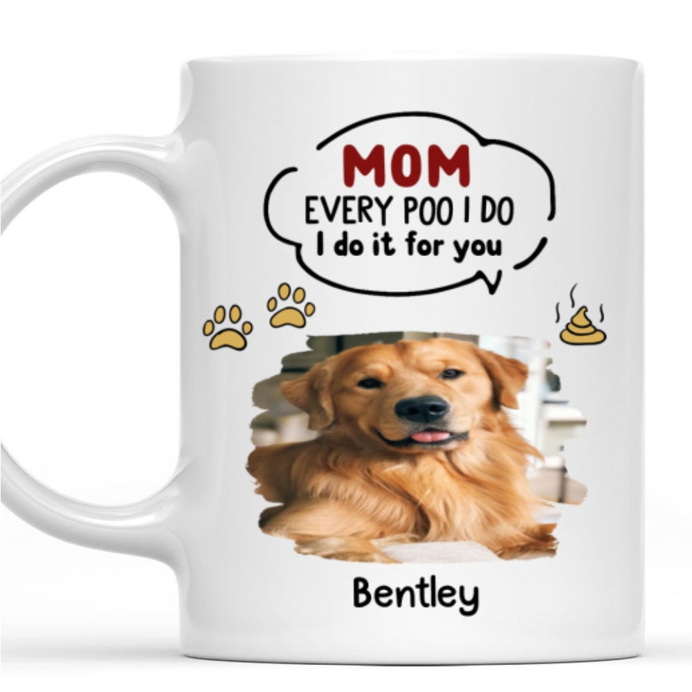 Custom Photo Christmas Birthday Gifts For Dog Lovers • That Is Right Photo - Personalized Coffee Mug