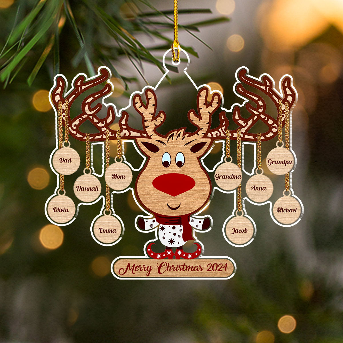 Sweet Family - Personalized Acrylic Ornament