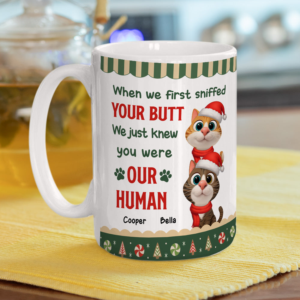 Custom Christmas Birthday Gifts For Cat Mom, Cat Lovers • I Just Knew Cat Ver - Personalized Coffee Mug