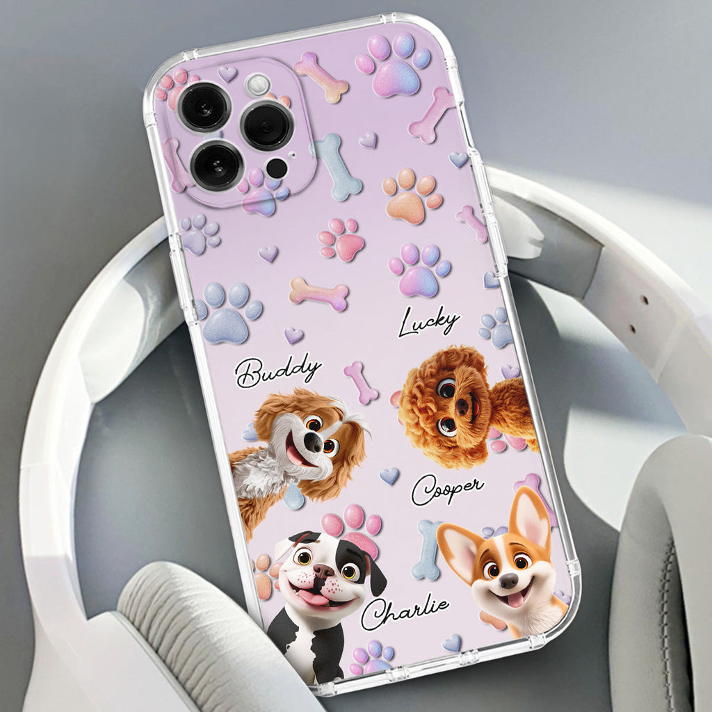 Lovely Dog - Personalized 3D Effect Phone Case